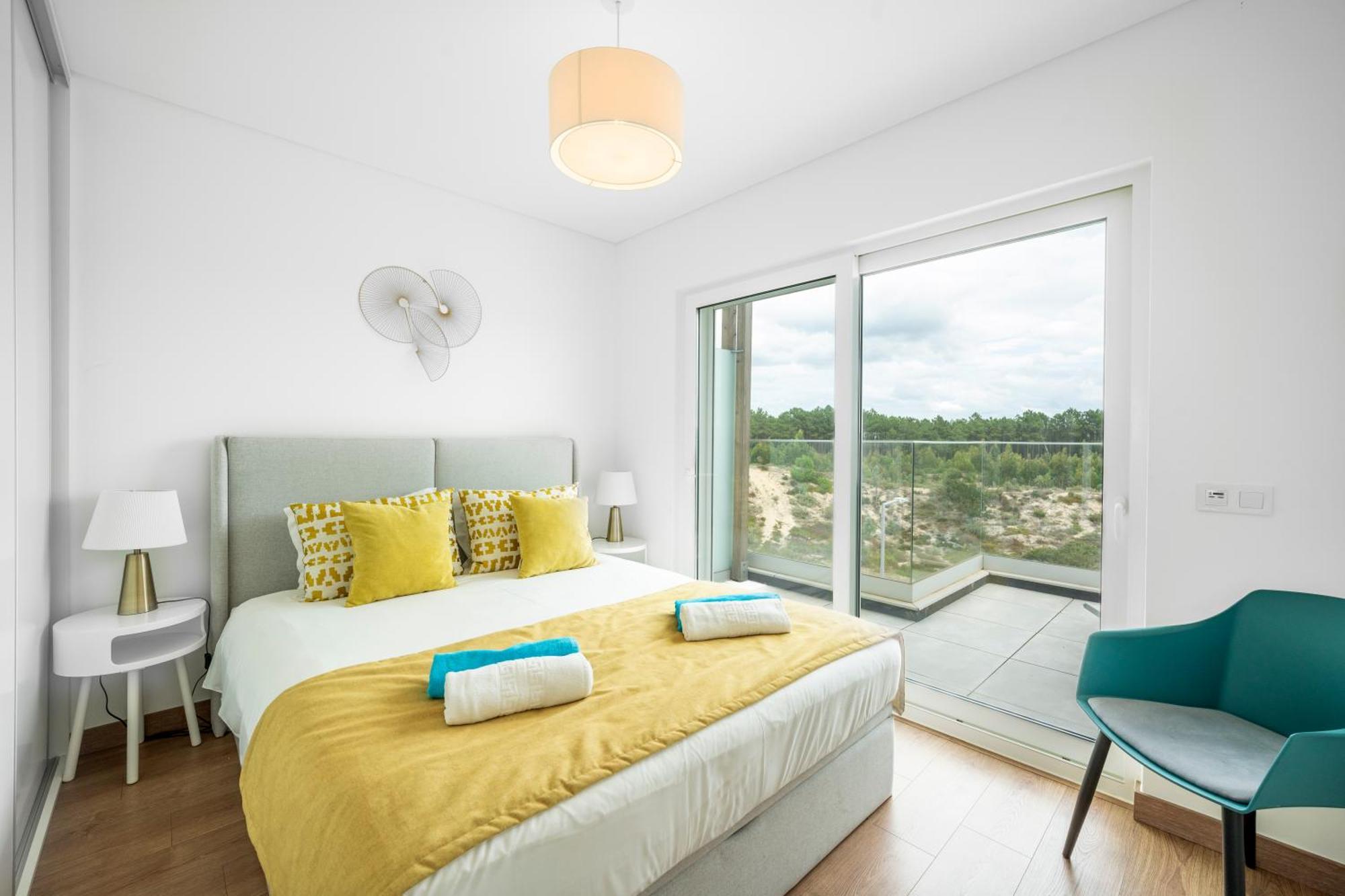Mar A Vista - Condominium With Pool, Gym And Sea Views Nazare Exterior photo